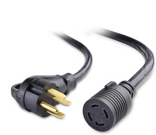 4 Prong 30 to 50 AMP Adapter Generator RV Cord 1.5 Feet NEMA 14-50P to L14-30R