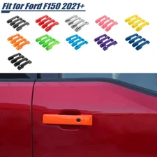 Exterior Door Handle Decor Covers Trim Shell For 2021 2022 2023 Ford F150 F-150