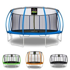 Large Trampoline Set  Ring Enclosure Net Backyard Outdoor 6 8 10 12 14 15 16 FT
