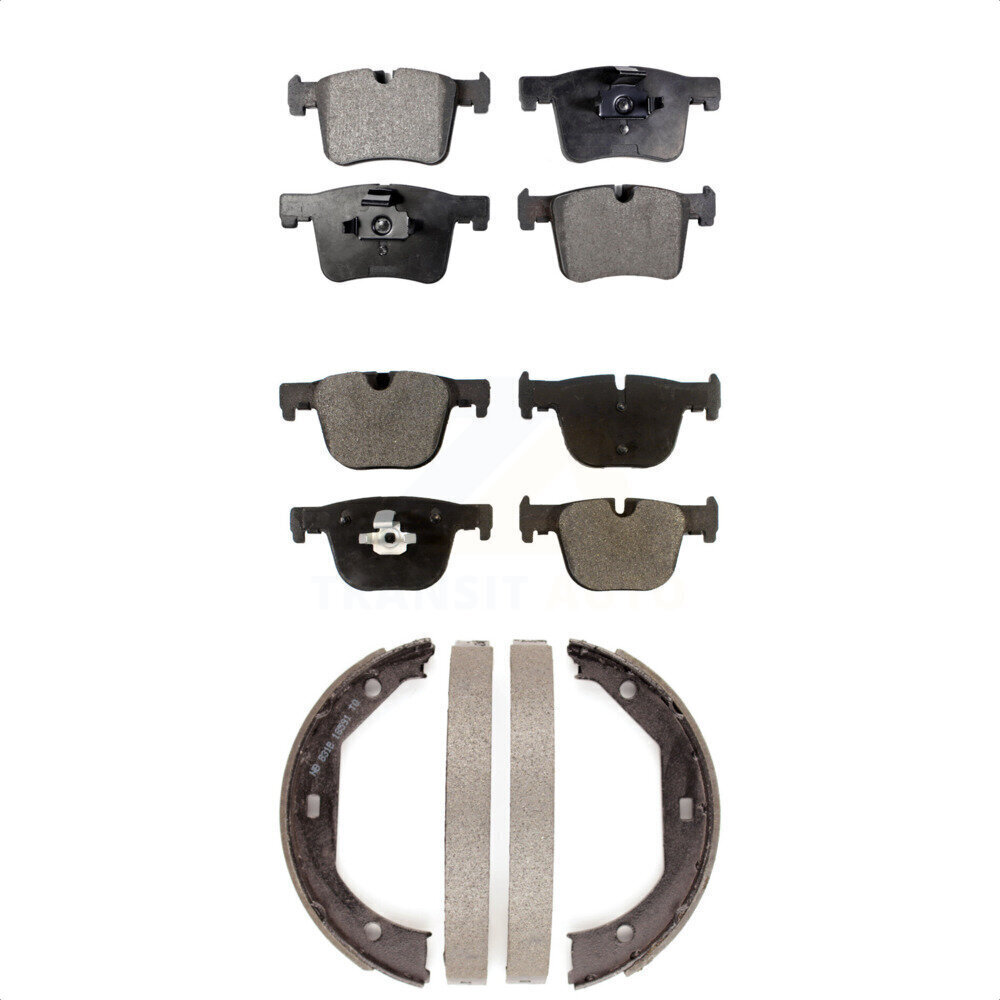 BMW 330i 328i 430i GT Front Rear Ceramic Brake Pads Parking Shoe Kit