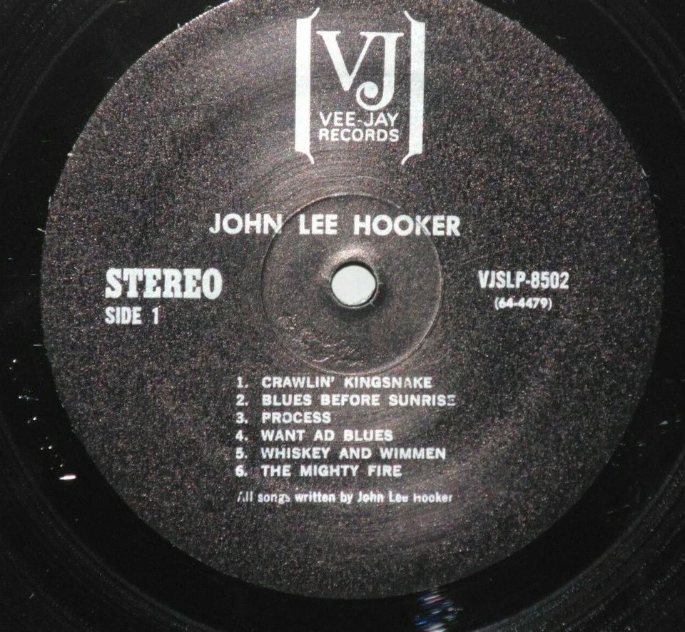 JOHN LEE HOOKER Is He The World's Greatest Blues Singer LP VJS8502 Vee Jay Vinyl - Image 2 of 3