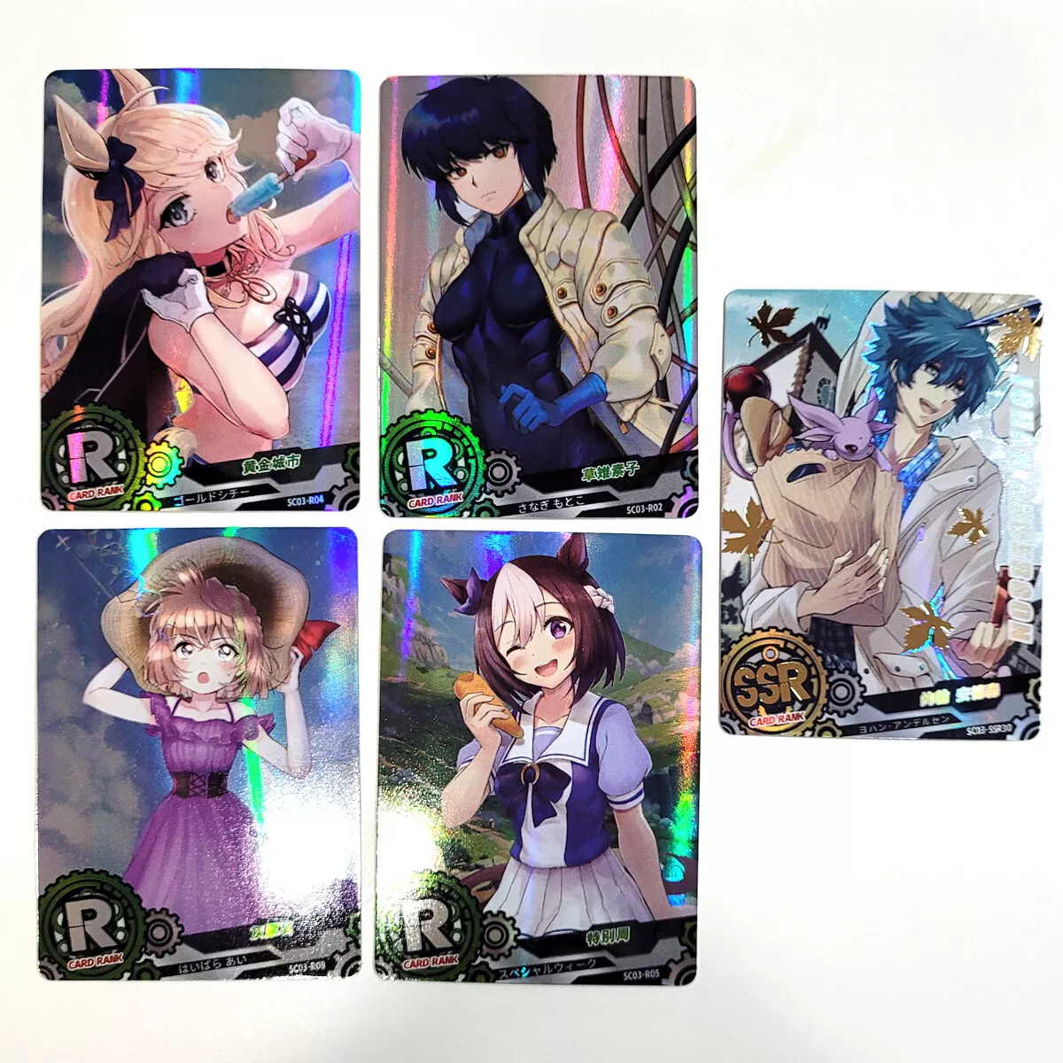  Anime Cards CCG Collectible Booster Card Box Trading Playing  TCG Boosted Packs Photocards Fan Gift Set (2-5) : Toys & Games