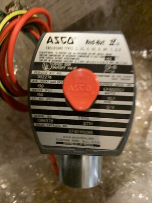 ASCO RED HAT EF8210G095 3/4 '' SOLENOID  120 VOLT AC NORMALLY CLOSED