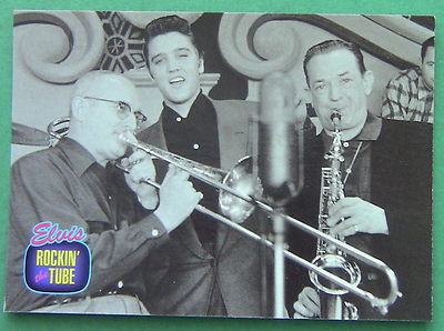ELVIS PRESLEY, 1992 ROCKIN' THE TUBE #162 CARD, 1956 DORSEY SHOW, WERTHEIMER PIC