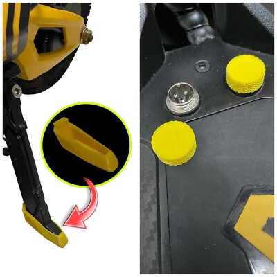 Vsett 10 Electric Scooter Accessories ( Charging Port Cover and Kickstand Shoe)