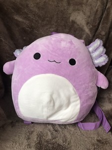 axolotl backpack squishmallow