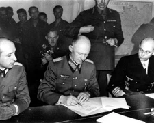 German officers sign unconditional surrender 8x10 WWII WW2 Photo 648a