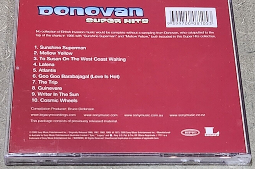 DONOVAN - SUPER HITS - GREATEST HITS - CD - Picture 2 of 2