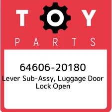 64606-20180 Toyota Lever sub-assy, luggage door lock open 6460620180, New Genuin