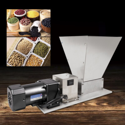 Electric Grinder 2 Walzenm hle Home Brew Mill 75RPM Malzbrecher mit 4L Trichter