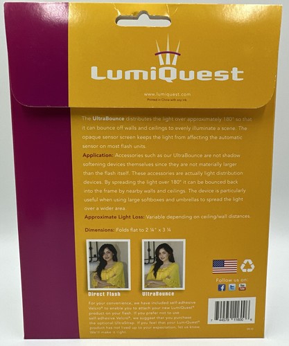 LumiQuest UltraBounce LQ-116 180 Degrees of Light - Picture 3 of 5
