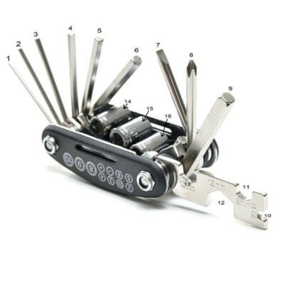 Multifunction Repair Tool Kit Allen Key Hex Socket Wrench For Motorcycle Bikes