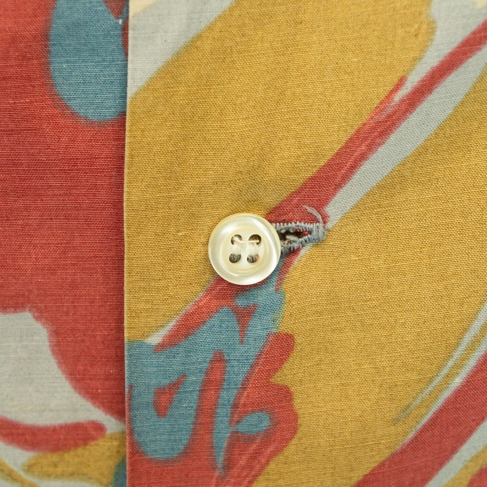 Camisa BURBERRY Floral Manga Corta Vintage Años 80 Foto 3 de 4