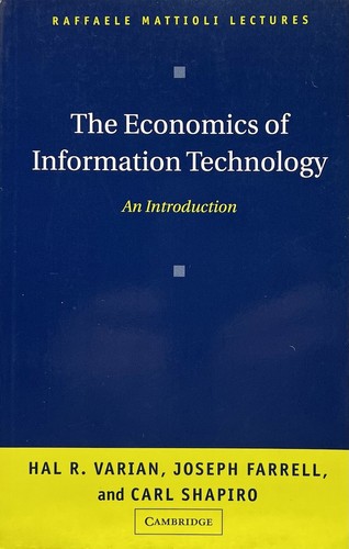 The Economics of Information Technology: An Introduction by Hal R. Varian - - 第 1/4 張圖片