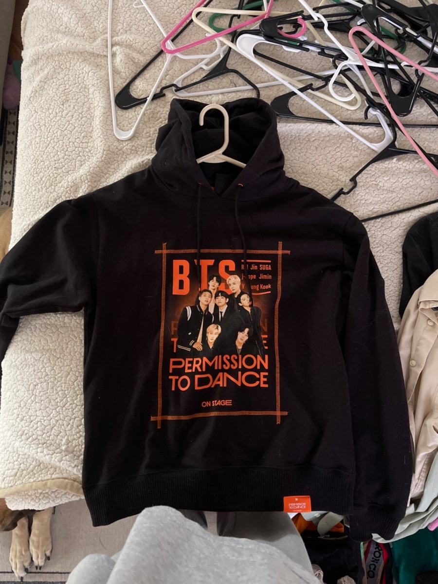 BTS PERMISSION TO DANCE OFFICIAL MERCH PTD Vegas Photo Hoodie BK_M