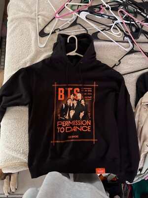 BTS PERMISSION TO DANCE OFFICIAL MERCH PTD Vegas Photo Hoodie BK_M