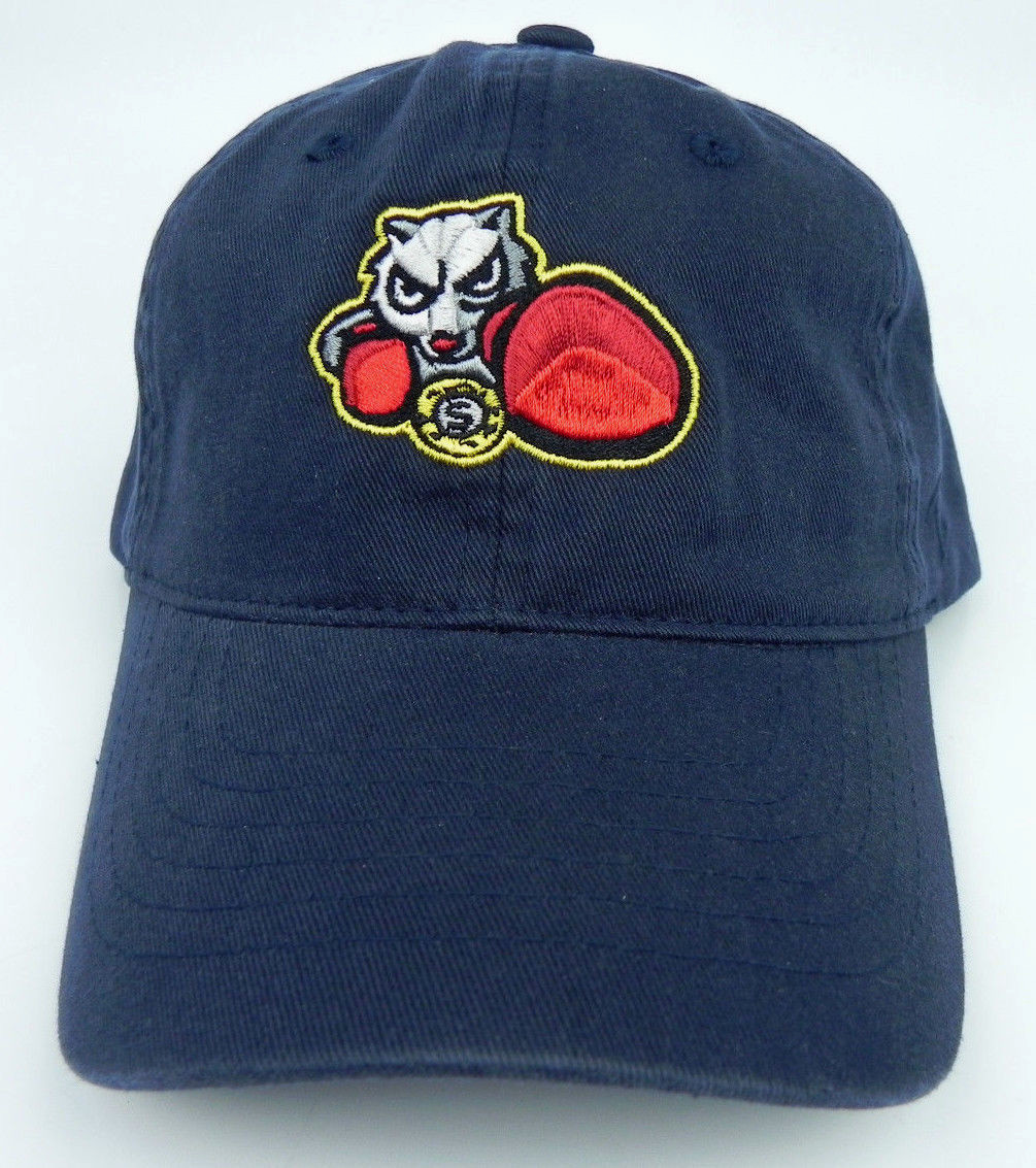 BRADFORD FIGHTING SQUIRRELS UNSTRUCTURED RELAXED FIT STRAPBACK DAD CAP