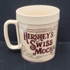 Vintage Royal Crest 1991 Hershey's Swiss Mocha Recipe Coffee Cocoa Mug Plastic
