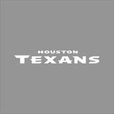 Houston Texans 3 NFL Team Logo 1 Color Vinyl Decal Sticker Window Car Wall