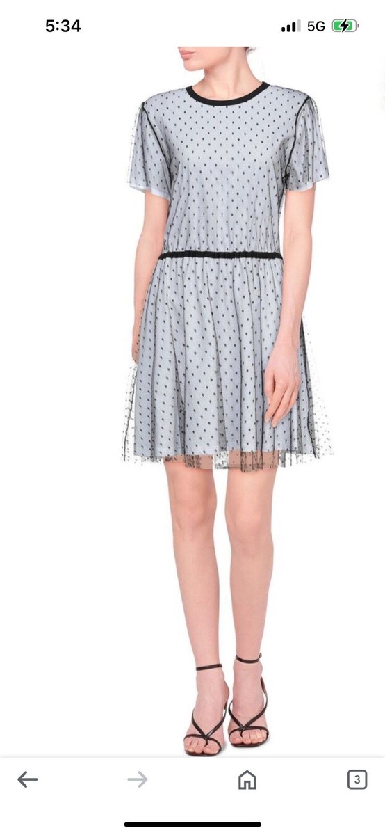 red valentino t shirt dress RED Valentino Black Layered Hem T-Shirt Dress RED Valentino