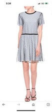 Redvalentino Cotton Jersey T-Shirt Dress, Size S, New With Tags