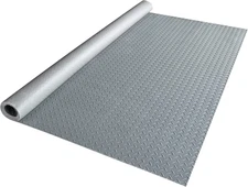 Yescom Garage Floor Mat Roll Diamond Car Parking Protect Gray PVC 13x5 Ft