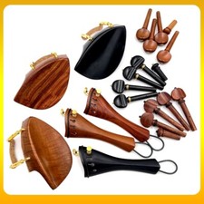 1 set 4/4 violin ebony/rosewood/jujube wood accessories parts fittings