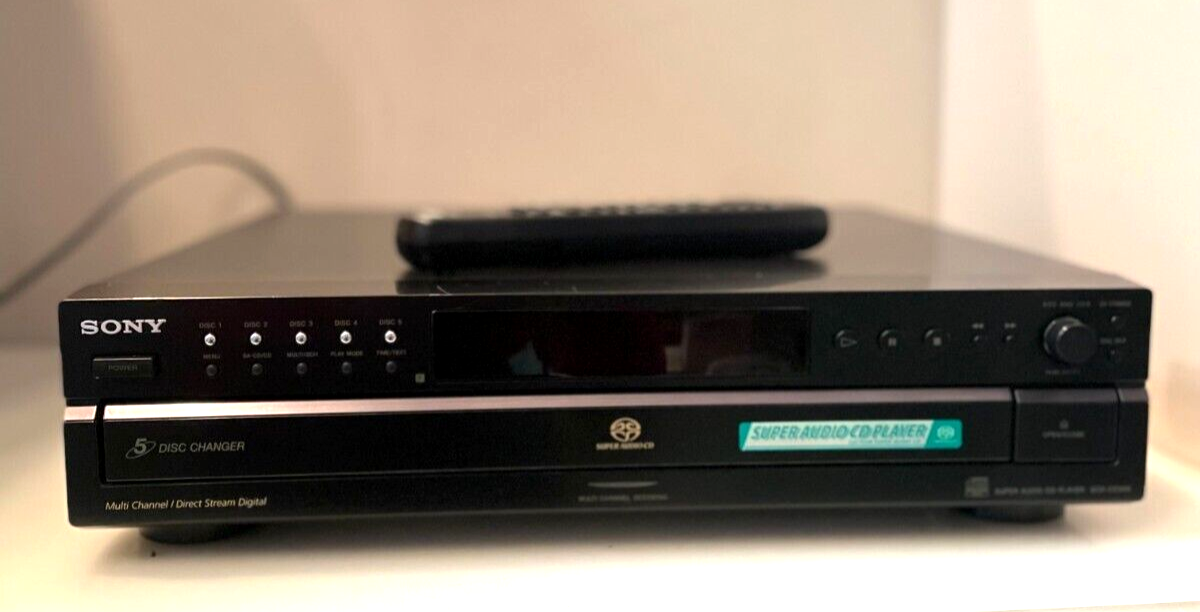 Sony SCD-CE595 Super Audio CD (SACD) Player- 5 Disc Changer Sony SCD-CE595 Super Audio CD (SACD) Player- 5 Disc Changer