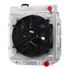 For 1960-65 Ford Falcon Comet1964-66 Mustang V8 3-row Radiatorshroud Fanrelay