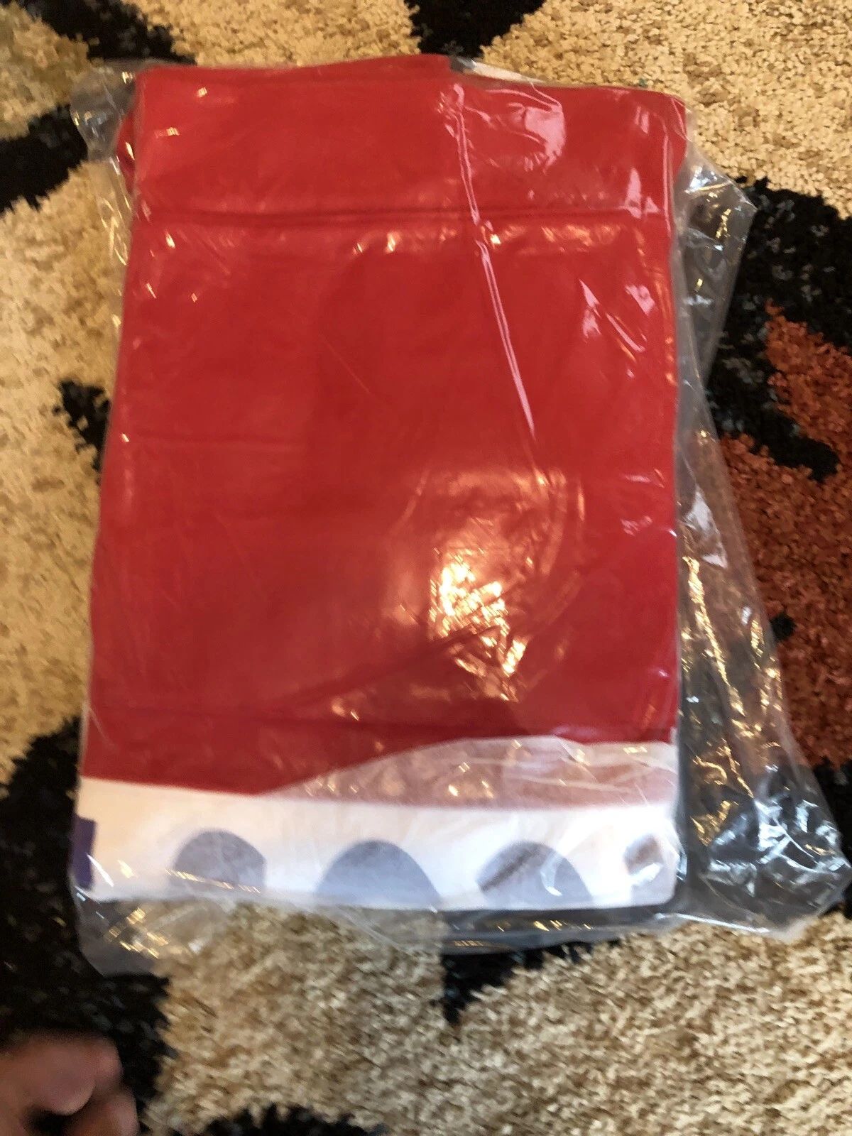 Felpa con cappuccio rossa Supreme Lacoste taglia XL