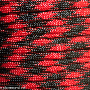 Red White Blue Paracord 50 Foot 550 lb Bracelet Camping Survival Kit Rope Cord