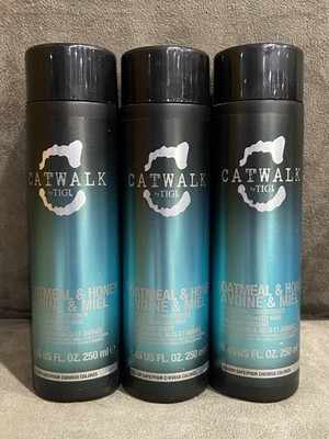 CATWALK OATMEAL & HONEY NOURISHING CONDITIONER FOR HAIR - 8.45 OZ EACH - 3 PACK