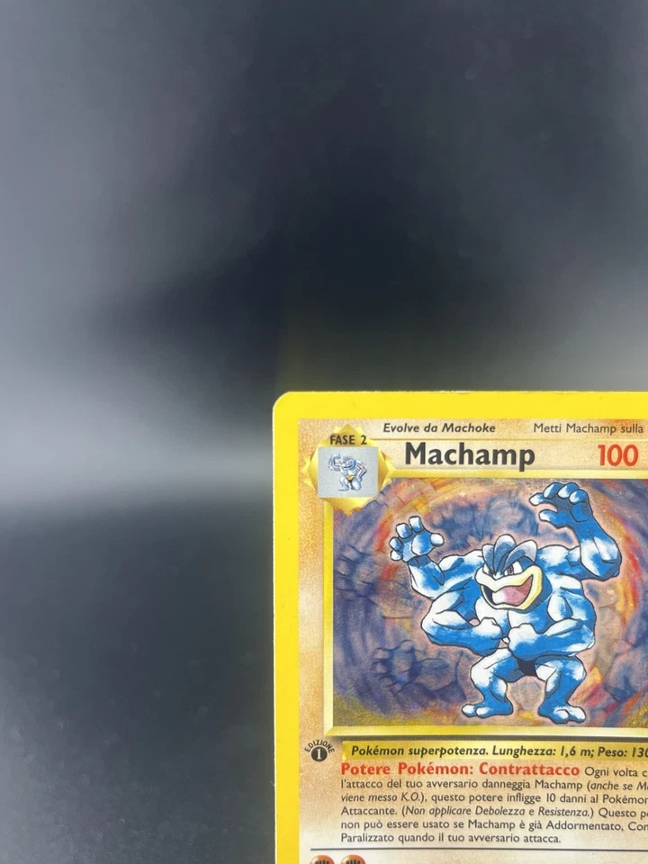 First Edition Italian Machamp Holo 8/102 - Image 2 of 4