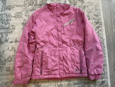 Columbia Girls Winter Coat Ski Jacket Size 14/16 Pink Vertex Full Zip Insulated
