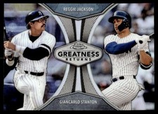 2019 Topps Chorme Greatness Returns Refractor Reggie Jackson #GRE-13