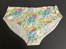 VICTORIA'S SECRET TROPICAL INCREDIBLE VINTAGE RARE BIKINI PANTIES LARGE NWT 