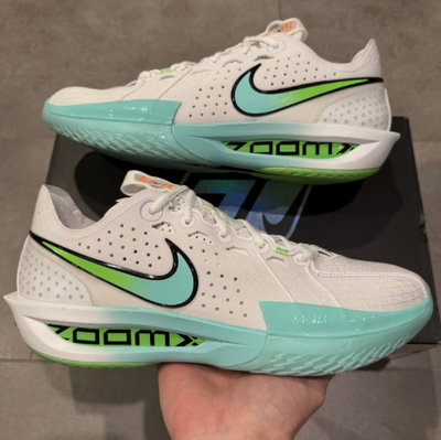 Size 10 - Nike Air Zoom GT Cut 3 Bleached Turquoise for sale