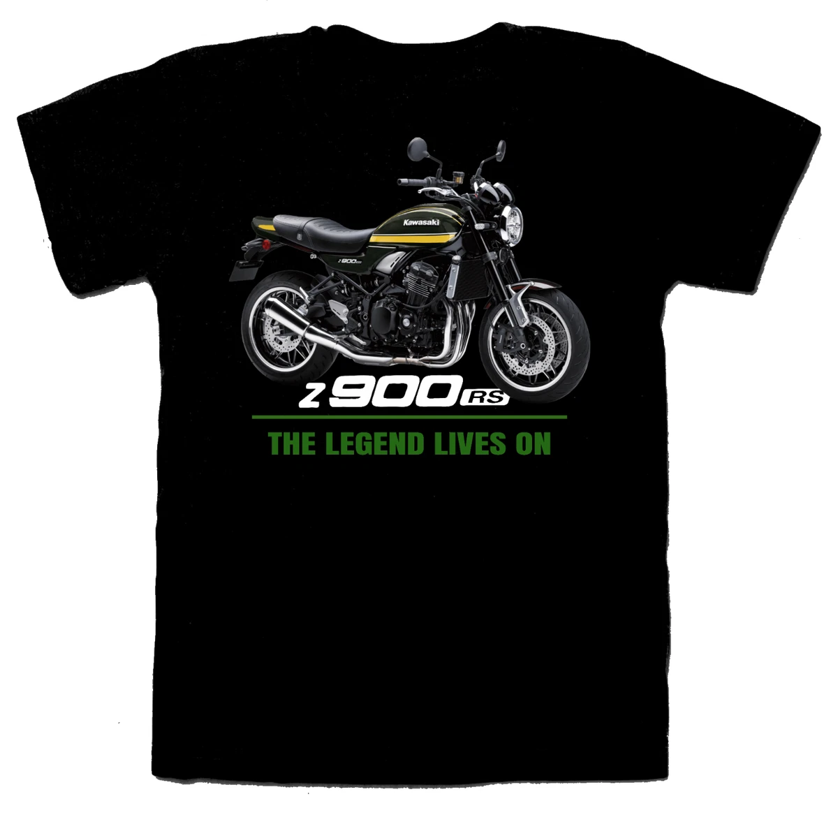 Kawasaki Z900 Classic Logo T-Shirt - Unisex Casual Bike Tee Z900