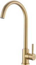 GRIFEMA G4008Y Golden Kitchen Tap with 360 Degree Flexible Spout High Arc