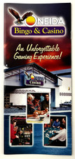 1990s Green Bay Wisconsin Oneida Bingo Casino Slots Game Vintage Travel Brochure
