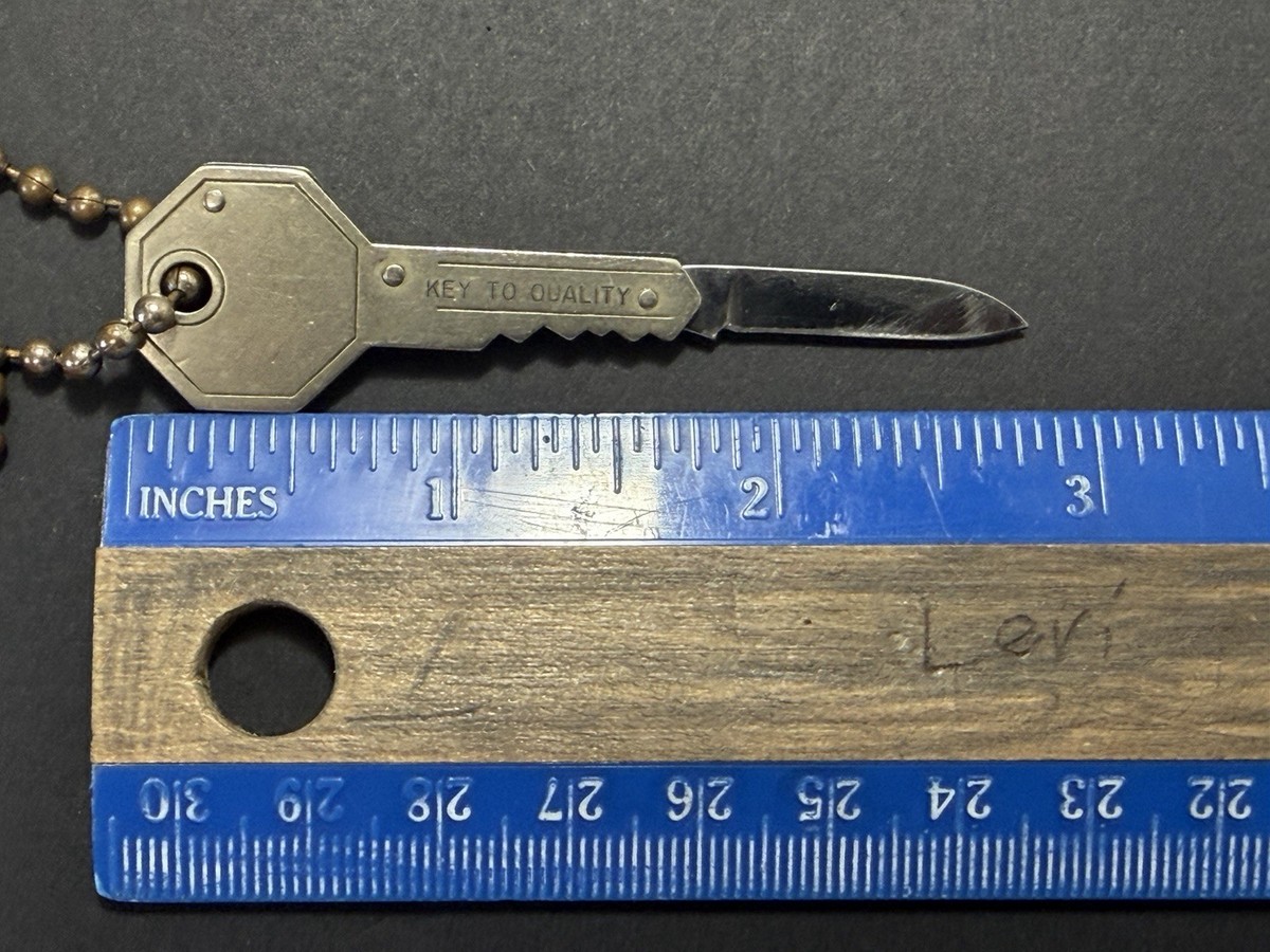 Vintage Craftsman Key to Quality Collectible Advertising Pocket