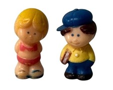 Vtg 1982 Lakeside Tubtown Harbor Village Boy And Girl Figures Rare