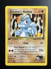 Giovanni’s Machop 72/132 Gym Challenge 1st Edition Pokemon on eBay