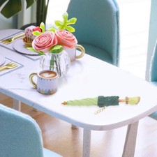 Miniature Model Toy House Accessories Sunny Rainy Umbrella Decorative