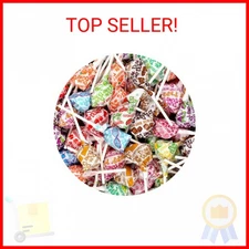 DUM DUMS Original Mix Lollipops, 1 lb Bag (60 Pieces Approx.), Gluten Free Hard 