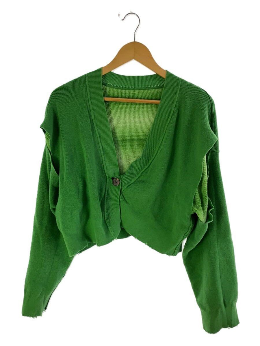 PERVERZE CARDIGAN (THIN FREE COTTON Green 0122010503 Used | eBay