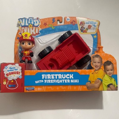 Vlad & Niki Fire Truck with Firefighter Niki YouTube Bonus Toy