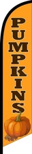PUMPKINS SWOOPER FEATHER FLUTTER FLAG BANNER SIGN 7434