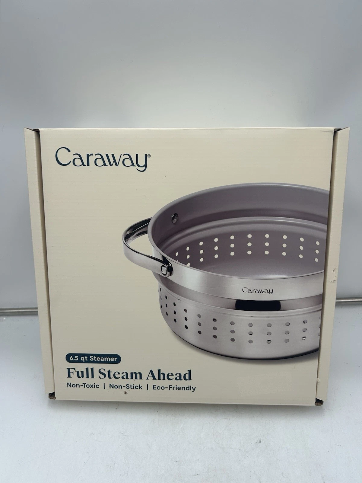Caraway 6.5 qt Stainless Steel Steamer with Handles, CW-STM6-SLS