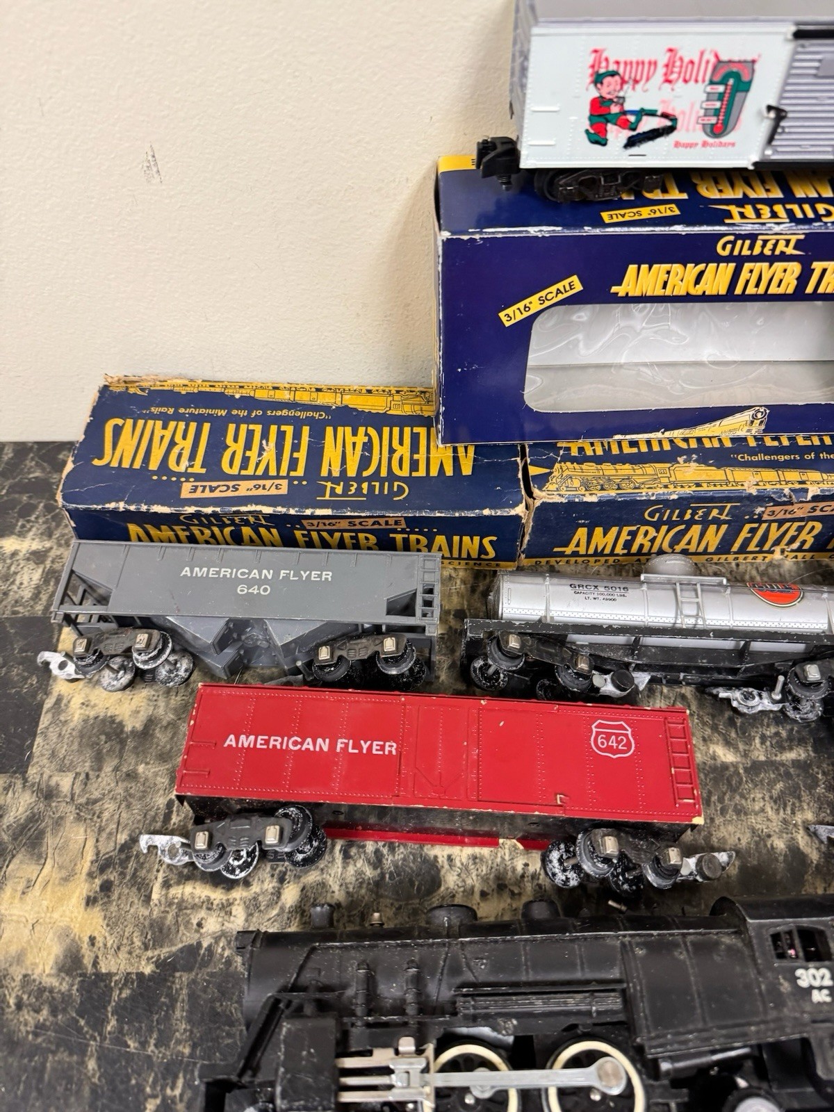 Vintage American Flyer Frontiersman Electric Train Set by Gilbert With ...
